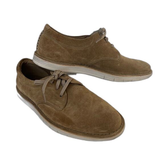 Clarks Men\'s Forge Vibe Tan Suede Leather Casual Oxford Shoe Size 10.5 main image 12